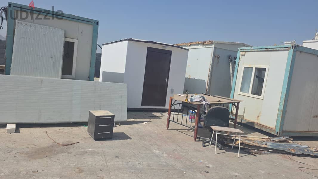 Portacabin-Toilet (New, Refurbished) Aluminum,Gypsum,Decor,Epoxy Work 12