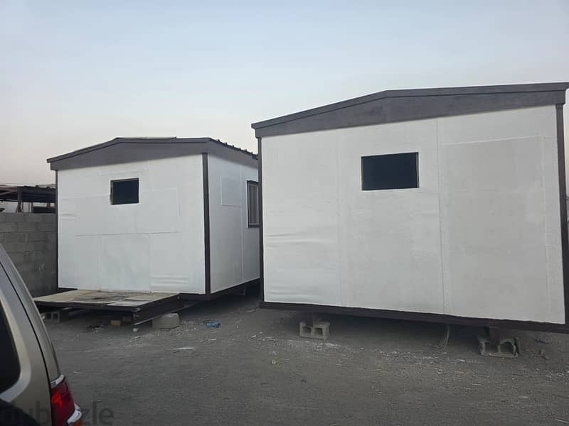 Portacabin-Toilet (New, Refurbished) Aluminum,Gypsum,Decor,Epoxy Work 13