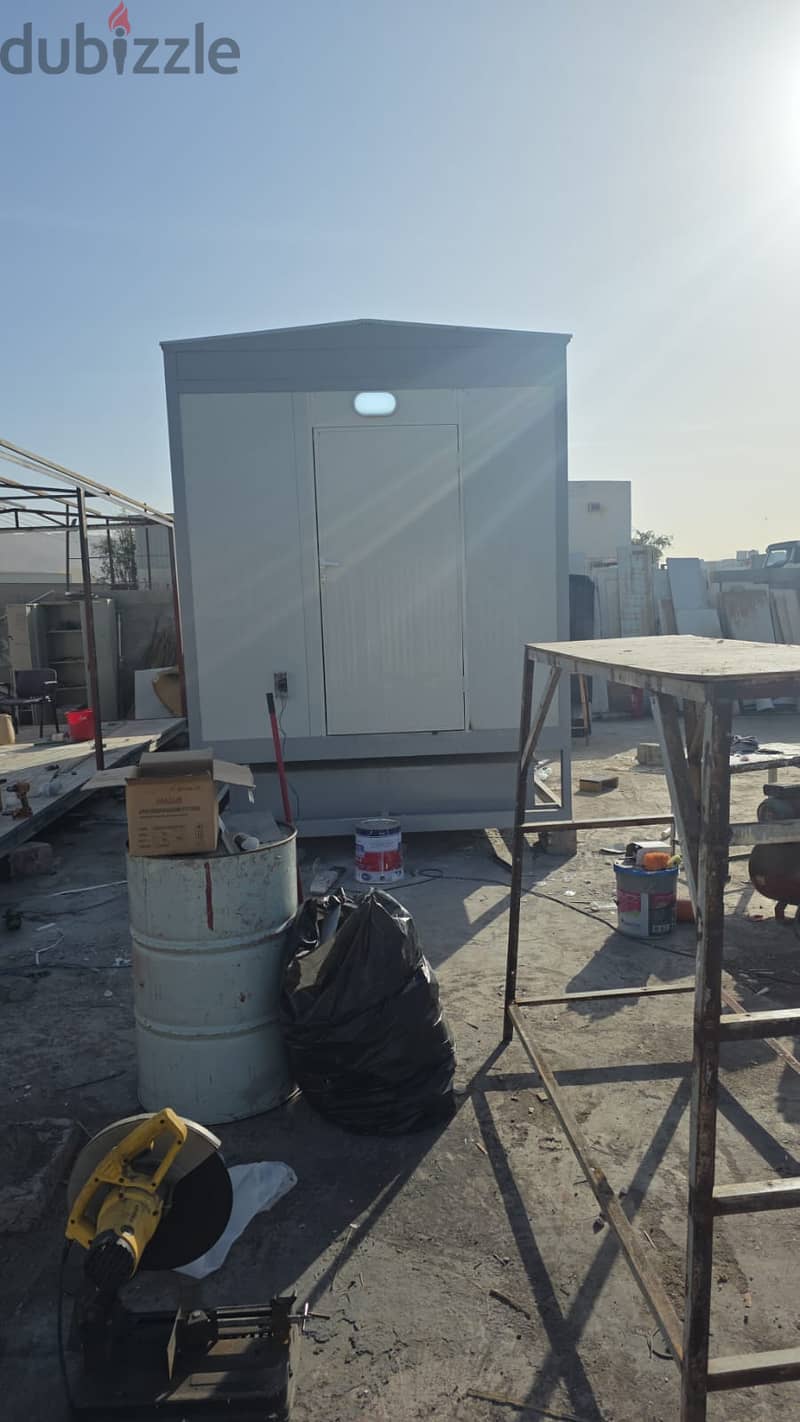Portacabin-Toilet (New, Refurbished) Aluminum,Gypsum,Decor,Epoxy Work 14