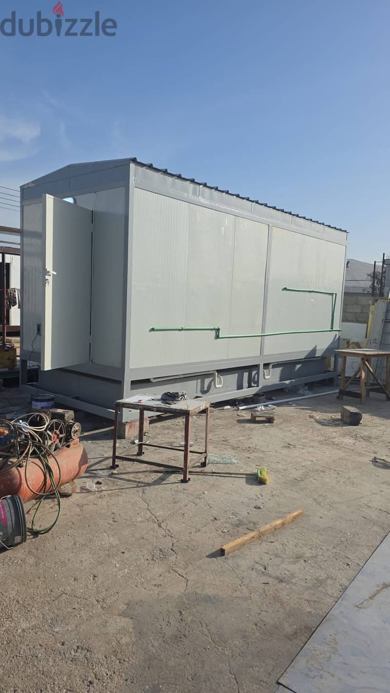 Portacabin-Toilet (New, Refurbished) Aluminum,Gypsum,Decor,Epoxy Work 15