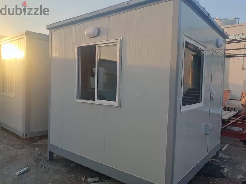 Portacabin-Toilet (New, Refurbished) Aluminum,Gypsum,Decor,Epoxy Work 16