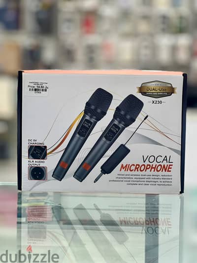 Brand New Dual Microphone Set in Oman | Wired wireless