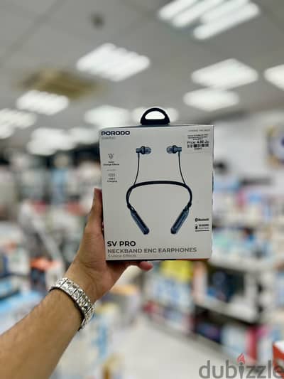 Brand New Porodo SV Pro Neckband in Oman | Clear Audio | Call: 79997506