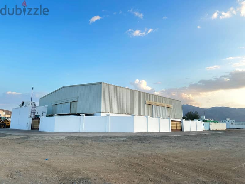 LARGE WAREHOUSE  INDUSTRIAL WORKSHOP FOR RENT  MISFAH 1