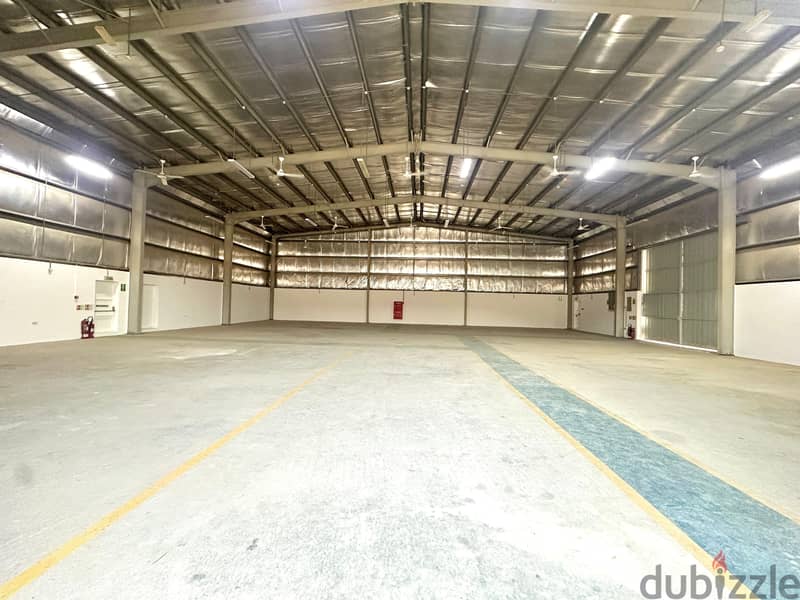 LARGE WAREHOUSE  INDUSTRIAL WORKSHOP FOR RENT  MISFAH 3
