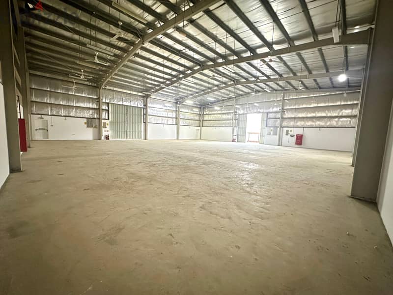 LARGE WAREHOUSE  INDUSTRIAL WORKSHOP FOR RENT  MISFAH 4