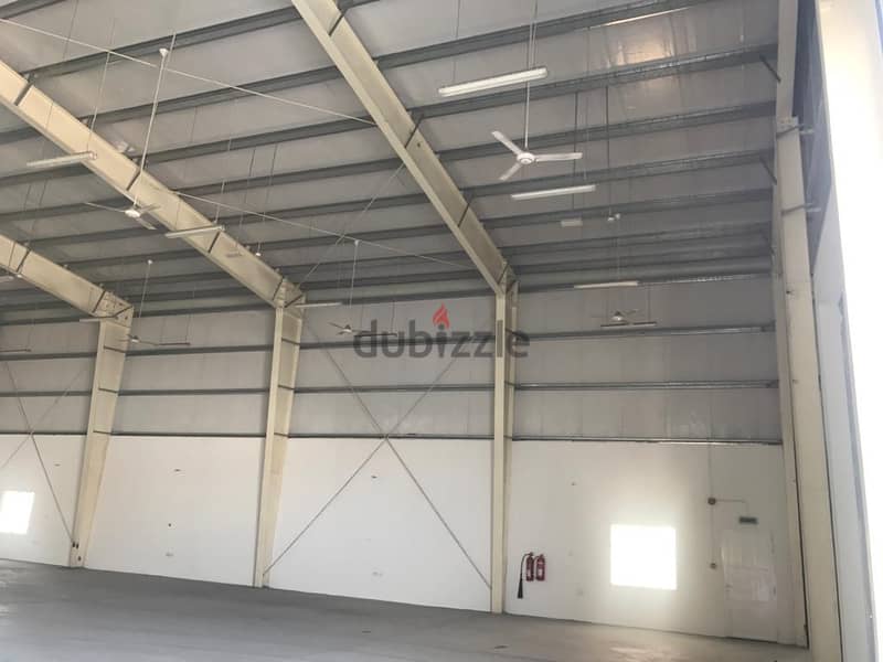 LARGE WAREHOUSE  INDUSTRIAL WORKSHOP FOR RENT  MISFAH 8