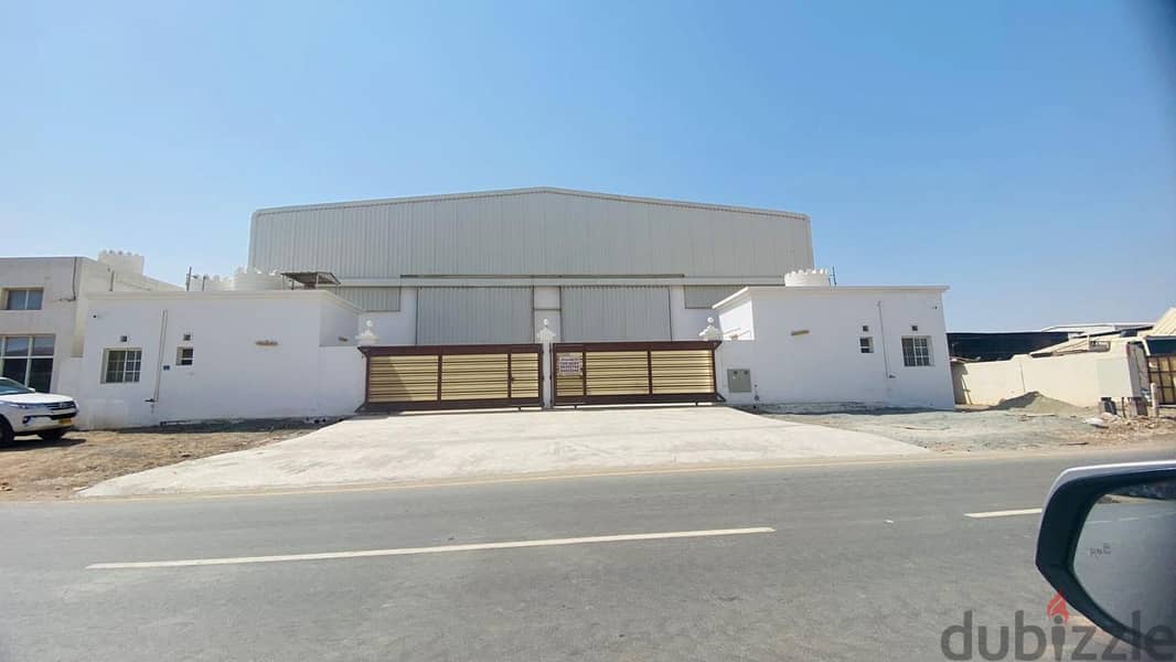 LARGE WAREHOUSE  INDUSTRIAL WORKSHOP FOR RENT  MISFAH 11