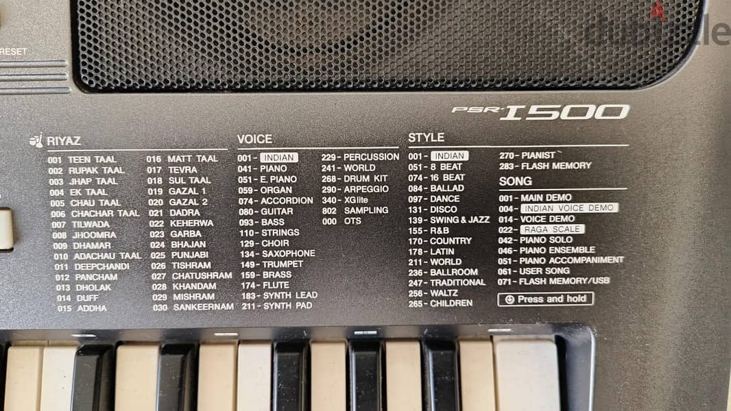 Yamaha keyboard 6