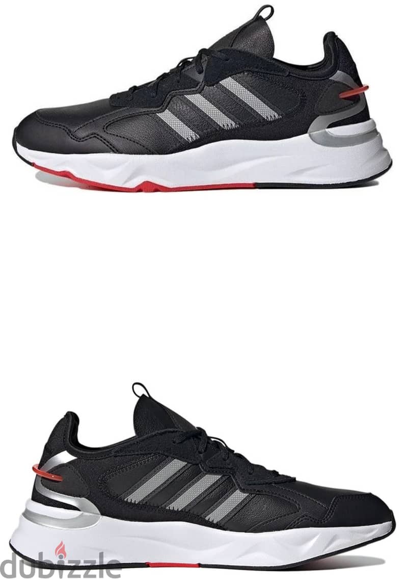 adidas Futureflow 'Black Silver' sneaker (Model FZ0366) Original with bills,  Just 3 to 5 time only 2
