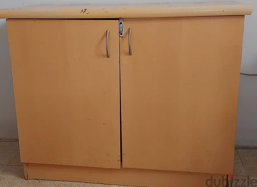 Small cupboard & a mirror 1