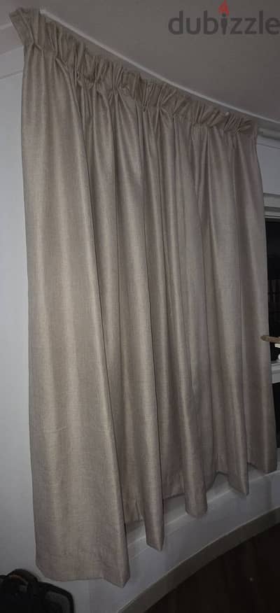 Curtain, Towel Hanger, Dart Board & Pillows