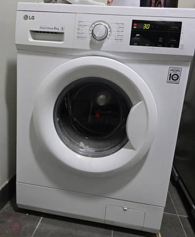 LG front-load automatic washing machine, 8KG capacity, with Inverter
