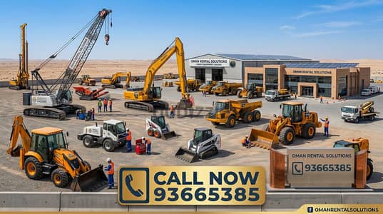 Heavy Machinery Rental & Shifting Services - All Over Oman