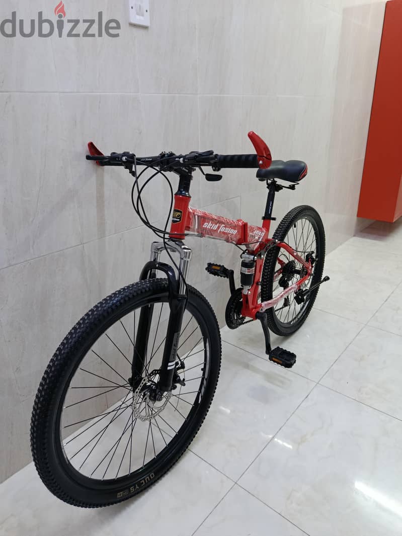 26 Inches Skid Fusion Foldable Cycle For Sale (Like New) 1 Month Old. 4