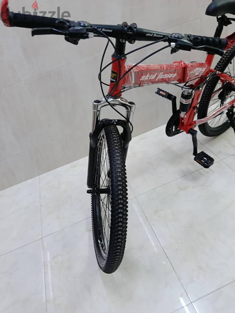 26 Inches Skid Fusion Foldable Cycle For Sale (Like New) 1 Month Old. 6