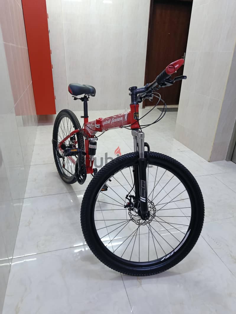 26 Inches Skid Fusion Foldable Cycle For Sale (Like New) 1 Month Old. 9