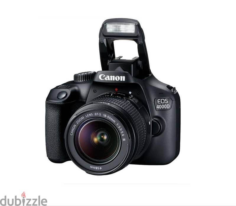 dslr Canon 4000D camera +memory+charger+bettery+lens+bag 4