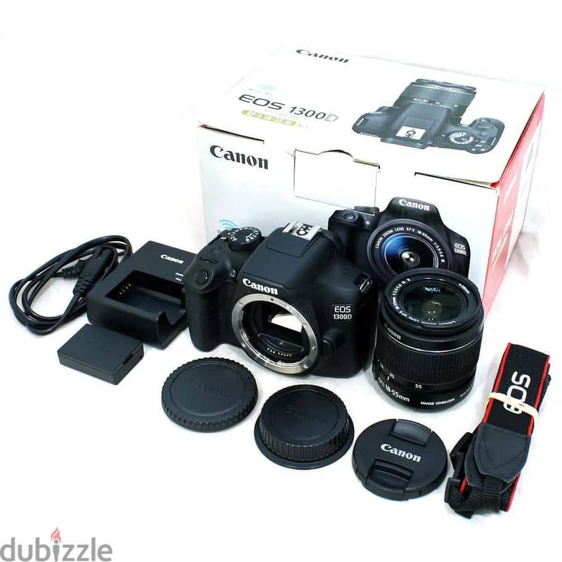 dslr Canon 4000D camera +memory+charger+bettery+lens+bag 5
