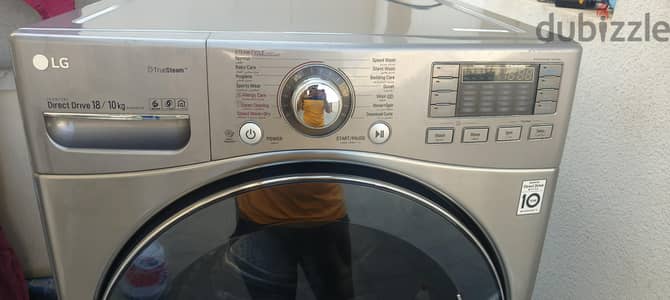 lg washing machine 18/10 . . 2in 1 in good condition and reasonable