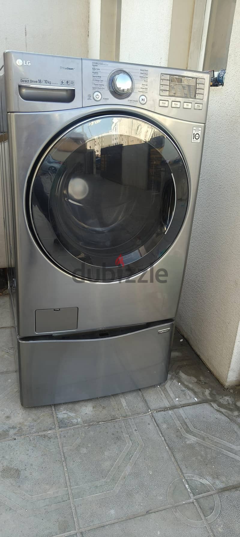 lg washing machine 18/10 . . 2in 1 in good condition and reasonable 1