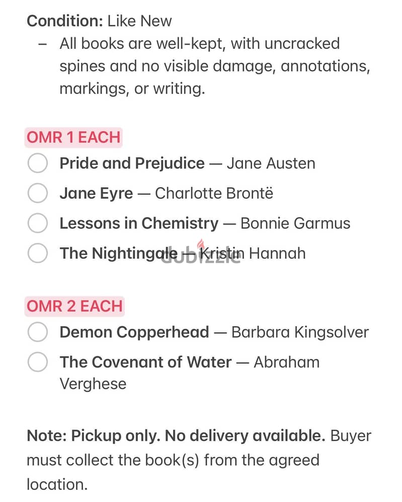 Classics/Historical/Literary Fiction [OMR 1-2 EACH] 2