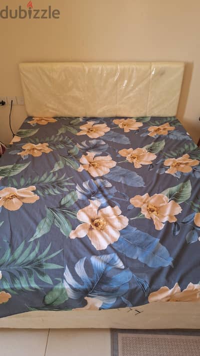 double bed for 190x90mm with medicated mattres