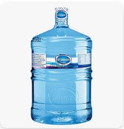 Empty Al Bayan water containers for sale Price 1 Riyal per bottle