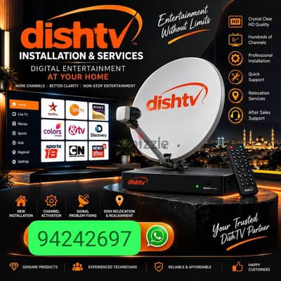 satellite dish antenna technician selling nilsat arbsat Airtel
