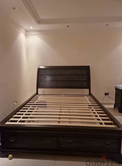Bed and Wardrobe