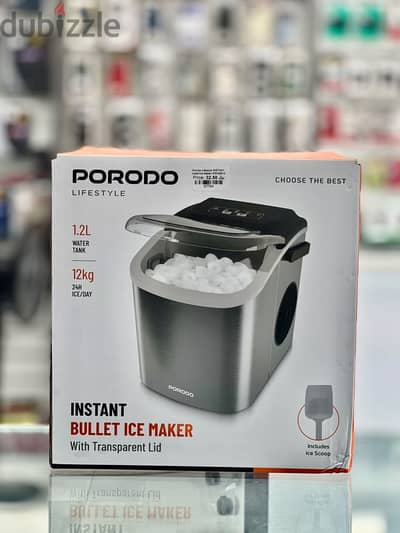Brand New Porodo Bullet Ice Maker in Oman | Fast & Portable