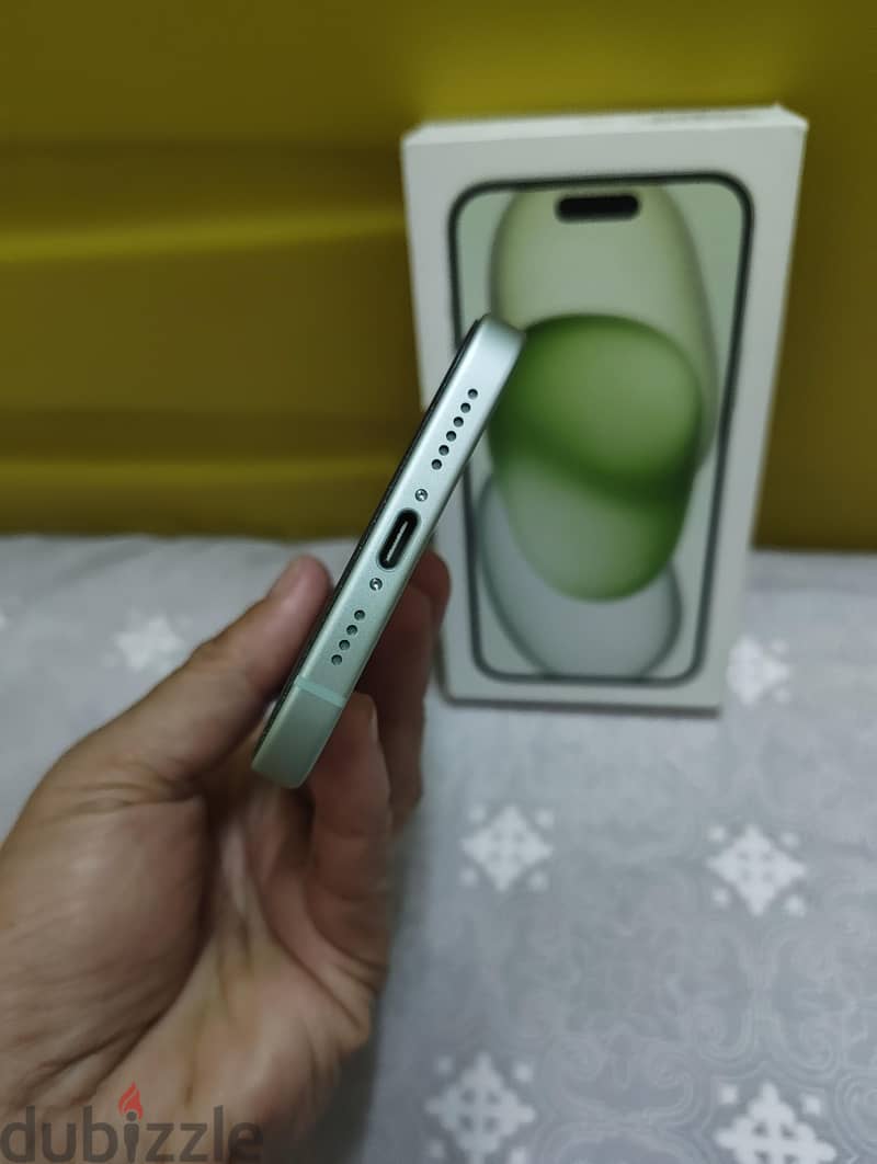 iPhone 15 plus battery halte 100% 3 months warranty reming 4
