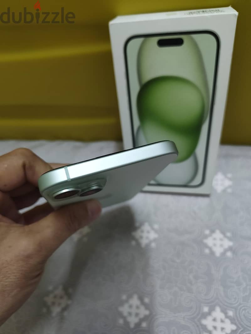 iPhone 15 plus battery halte 100% 3 months warranty reming 6