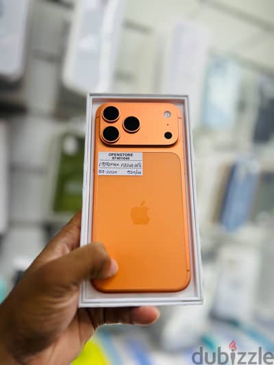 Apple - iPhone 17 Pro Max -512 GB - Box piece- Good device ايفون