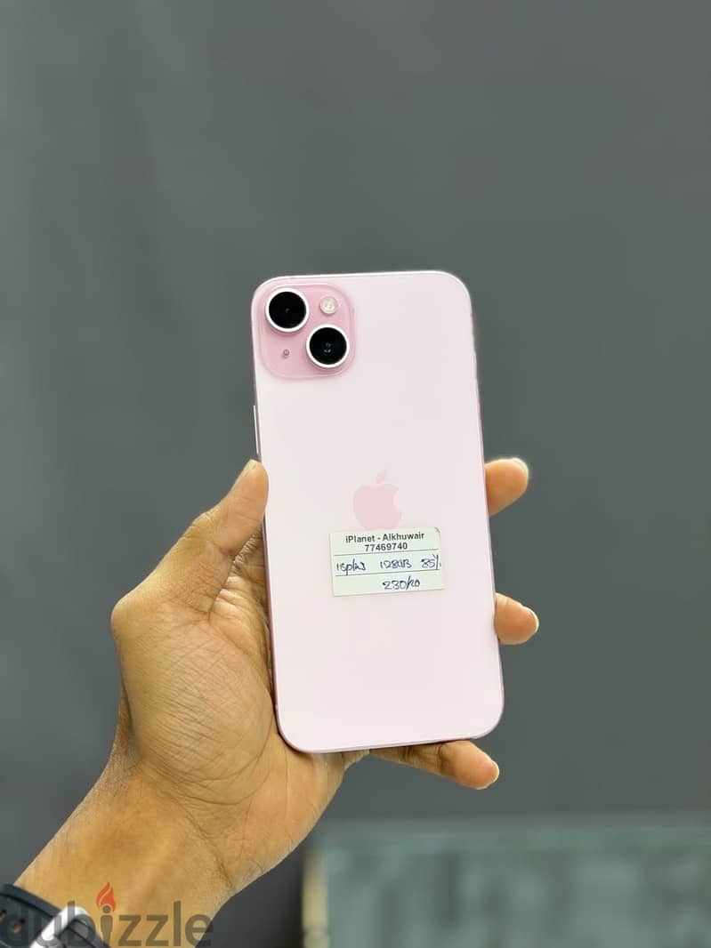 Apple - iPhone 15-256 / 15 Plus 128 GB - ايفون - Smooth condition 1