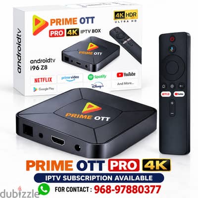Prime Pro 4k and Max availabe