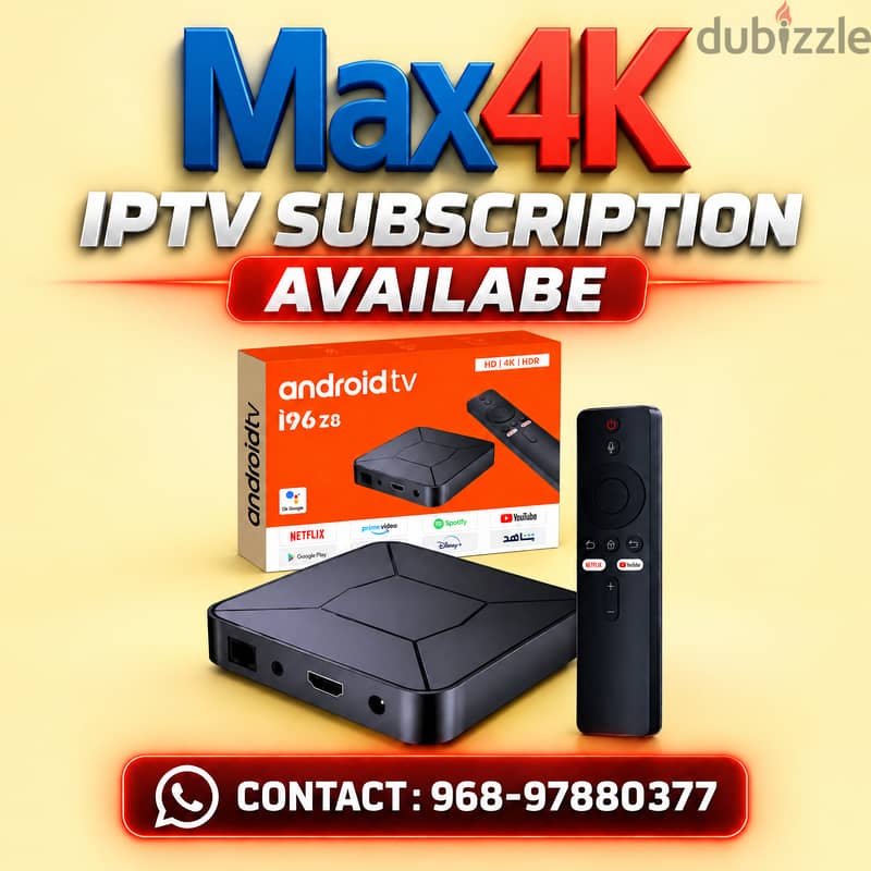 Prime Pro 4k and Max availabe 1