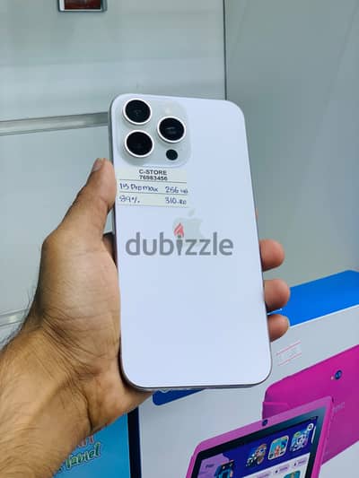 Apple - iPhone 15 Pro Max -256 GB - Good device available ايفون