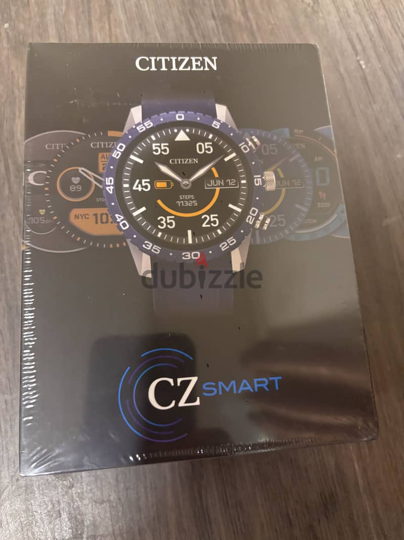 ساعة Citizen CZ Smart MX1018-06X جديدة الاصليه بالكرتون - ازرق 44mm 4