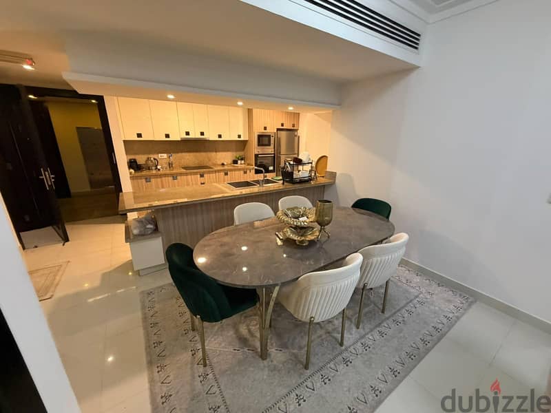 شقة راقية مفروشة بالكامل للايجار في مجمع رمال 1 luxury fully furnished 5
