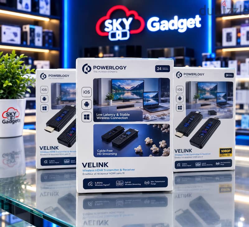 Brand New Powerology Velink Wireless HDMI in Oman | Flexible 1