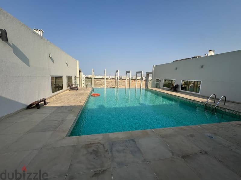  Spacious 2BHK Apartment for Rent in Azaiba – Shared Pool 3