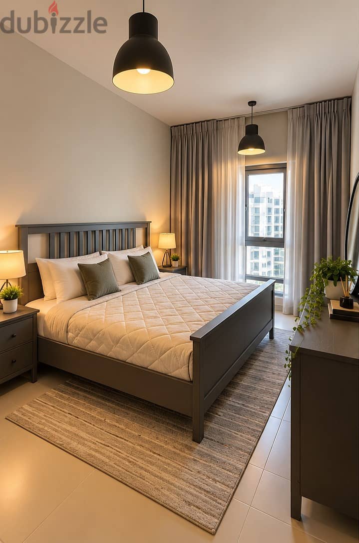 Fully Furnished Flat For rent in The Links in Muscat SR-AD-1858 1