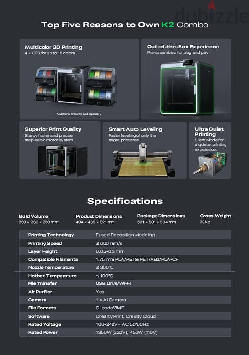 Creality-K2 Combo 3D Printer Creativity. Unleashed. 6