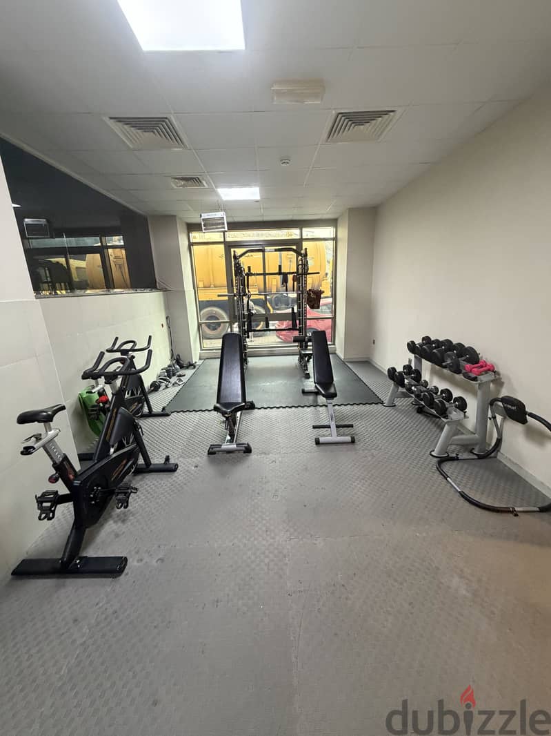 Furniture flat 2 bedroom +maidroom in bousher good location 15