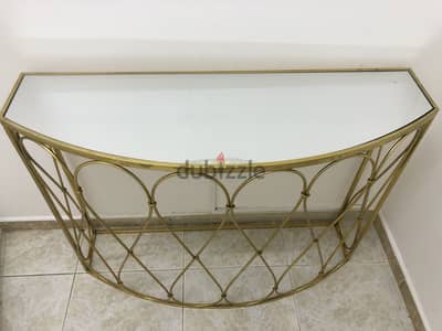 Table and mirror