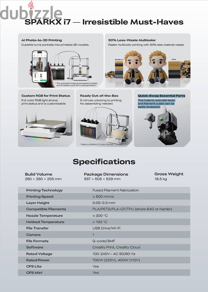 Creality-SPARKX i7 Combo 3D Printer— Irresistible Must-Haves 18
