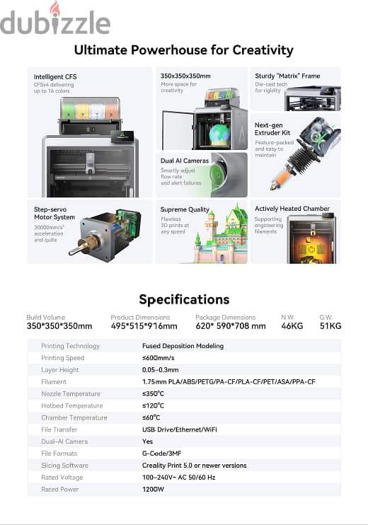 Creality-K2 Plus Combo 3D Printer 18