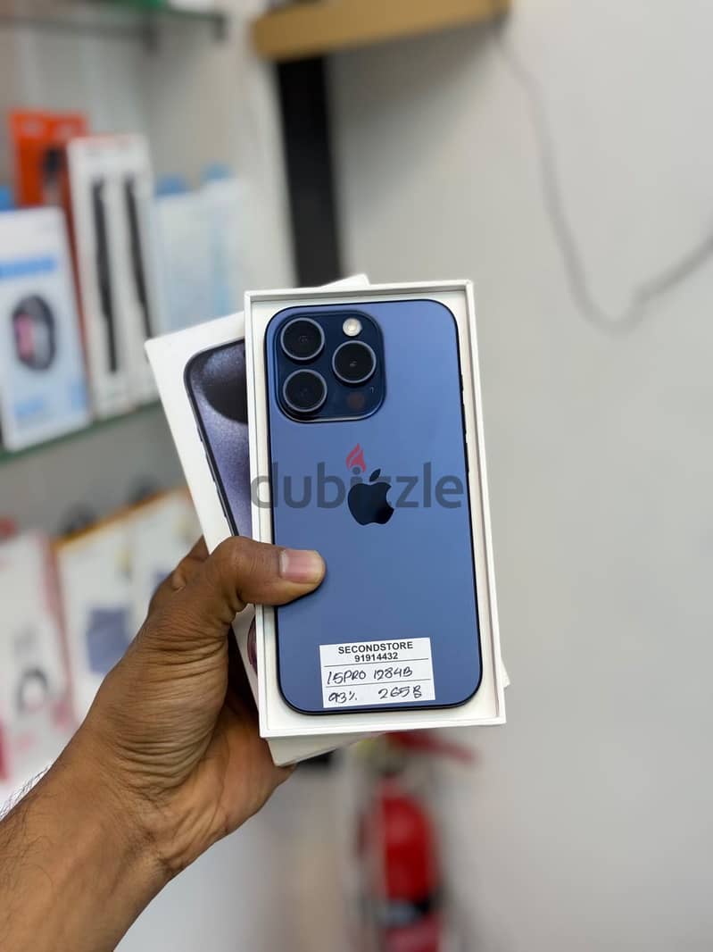 Apple - iPhone 15 Pro 128 GB/15 Pro Max 256 GB - ايفون -Good condition 1