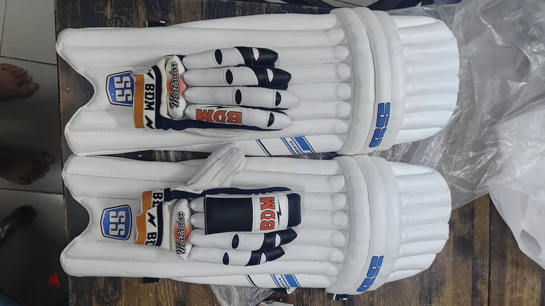 CRICKET PAD AND GLOVES 3